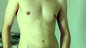 Amateur solo masturbation in bedroom with huge cum on webcam showing face smartphone version 9 16 part 49