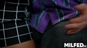 Hot Milf Teacher Seduces Student With Blowjob And Cunilingus