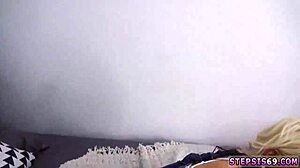 Amateur teen 18+ tries anal assfucking with blonde blowjob in pov style
