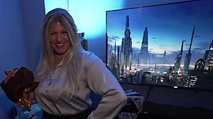 milf pantyhose cosplay babysitter, you're my mesmerized fuck doll now with cumshot and deepthroat in homemade roleplay