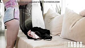 Why is Keira Croft getting pounded in taboo amateur blowjob?