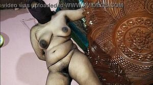 Newly Married Indian 19 Year Old Beautiful Wife With Curvy Big Tits Enjoys First Time Hard Fucking From Husbands Huge Cock