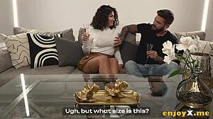 In this orgasmic porno movie, a horny Latina sweetheart with humongous natural tits gets her hairy pussy licked rough. Then she takes hard fucking and cum on face in intense sex.