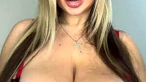 Merry Christmas Celebration With Big Natural Tits From Hot MILF And Two Juicy Gifts