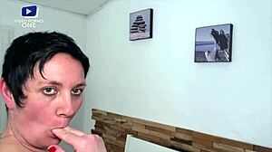 Nina Mature Cougar Fucked Hard While Husband Works