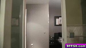 I Feel So Horny Watching Petite Teen Babes Spread Juicy Pink Pussy for Lesbian Action