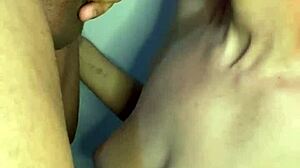 whoa, that big ass takes hard fucking until cumming right in her mouth pov style