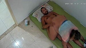 Hidden camera catches wife cheating on husband with neighbor!