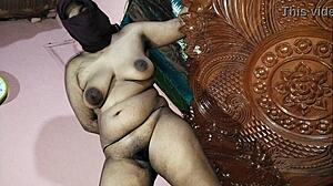 Newly Married Indian 19 Year Old Beautiful Wife With Curvy Big Tits Enjoys First Time Hard Fucking From Husbands Huge Cock