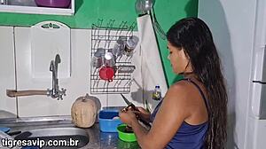 Tigresa Vip explores intriguing anal fetish with shemale in hardcore amateur lesbian oral sex session