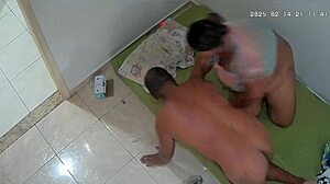 Hidden camera catches wife cheating on husband with neighbor!