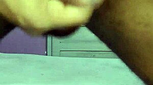 Hot Young Brunette Cock Does Solo Hand Job In Underwear