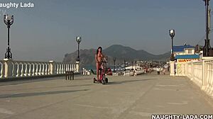 I ride naked in public for some outdoor nudity fun.