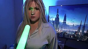 milf pantyhose cosplay babysitter, you're my mesmerized fuck doll now with cumshot and deepthroat in homemade roleplay