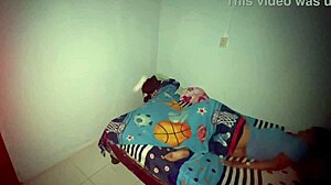 Shy 18 Year Old Girl With Big Tits And Big Ass Gets Wet By 55 Year Old Stepfather. Stepsister Joins Taboo Threesome In Homemade Bed Scene.