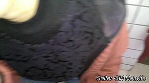 House was empty so he came to eat me with interracial blowjob.