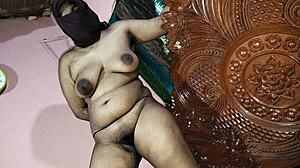 Newly Married Indian 19 Year Old Beautiful Wife With Curvy Big Tits Enjoys First Time Hard Fucking From Husbands Huge Cock