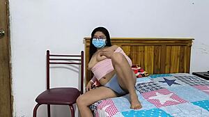 Feeling So Horny Showing Off My Tight Pussy and Big Ass in Lingerie