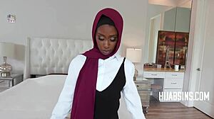 Hijab cutie gets fucked in taboo adventure!