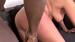 Brunette College Student Takes Big Black Cock In Rough Interracial Anal Sex. Juicy Ebony Action Gets Sloppy And Wet.