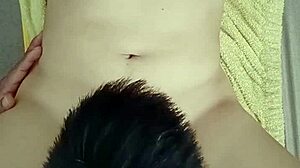 Sexy teen 18+ fucks after bath