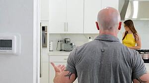 Babysitter Takes Anal Creampie