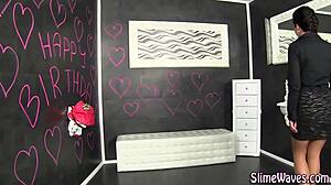 hey babe, you ready for this slime covered facial with gloryhole blowbang and messy cumshots?