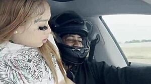 Hey this Cambodian teen 18+ almost crashes her first time riding big black cock on spring break