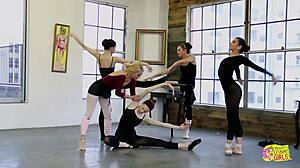 why do these lesbian ballet dancers indulge in foot fetish licking and toy play for ultimate orgasm?