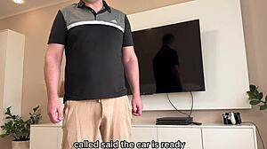 My friend's mom just fucked me hard and took my virginity in this Russian homemade clip with talks