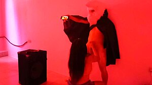 Halloween kicks off wild with bent over doggystyle fucking of big rabbit in lingerie at nightclub! Brunette latina roommate dominates in rough exhibitionist homemade flashing session.