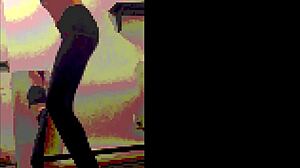 Sexy Teen Cass Performs Seductive Striptease Dance With Clothes Ripped Off In Erotic Display