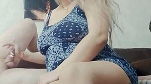 Soft Dick Gets Hard From White Nails Handjob Action!