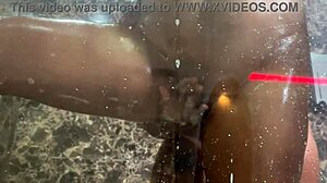 Christmas lesbian sex with step-cousins rubbing natural tits and squirting in homemade vibrator play