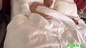 Romantic hardcore POV with cute teen Madison Wilde taking big cock in tight pussy and glasses for first time interracial action - oh yes, featuring Brad Newman!