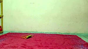 Cucumber inside ass, she says while stretching gaping hole as ladyboy in anal play.