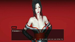 Lets Play The Wrath Part 1 With Shaved Pussy And Anal Creampie