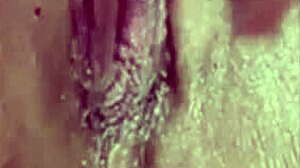 Blonde Brazilian babe Rangel Carlos fingers her juicy swollen pussy piercing in homemade orgasm rush!