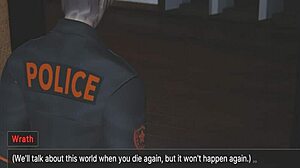 Lets Play The Wrath Part 1 With Shaved Pussy And Anal Creampie