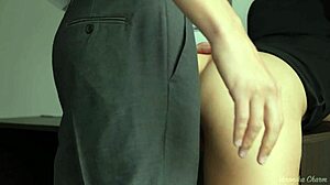 Horny Sexy Secretary Takes Boss Cock in Anal Assfucking and Deepthroat in Office