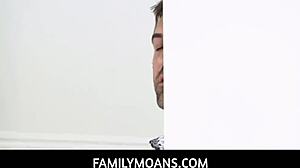 Brunette Teen 18+ Stepdaughter Gianna Dior Gets Fucked by Stepdaddy Marcus London in Family Scene