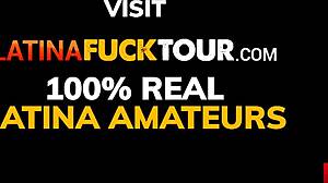 Hey, why is this hot Latina teen 18+ choking on my big cock in the hotel shower after our Tinder date deepthroat doggystyle pounding?