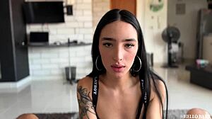 hey, this petite attractive latina girl lilith doll loves getting her tight ass fucked hard in homemade session!