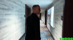 Romantic hardcore POV with cute teen Madison Wilde taking big cock in tight pussy and glasses for first time interracial action - oh yes, featuring Brad Newman!