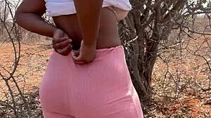 OUTDOOR HOOKUP WITH BIG COCK CREAMPIE!