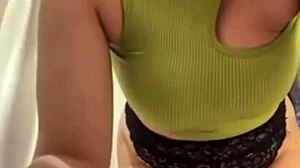 bbw amateur with big ass and tits fingers shaved pussy to orgasm close up in public outdoor spot