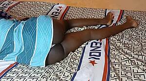 Hey stepsister, why are you on my bed in those tight panties, ready for a quick rough fuck?