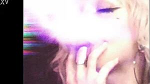 pierced hottie venus rivers spreads legs wide for that big cock creampie ride 😈