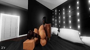 slutting out this big booty latina's ass