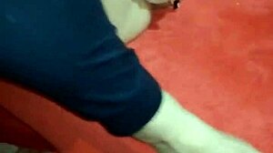 sexy colegiada mandando guebo y masturbándose with dildo in homemade video